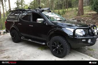 MITSUBISHI TRITON COUPLER BLACK MACHINED WITH DARK TINT